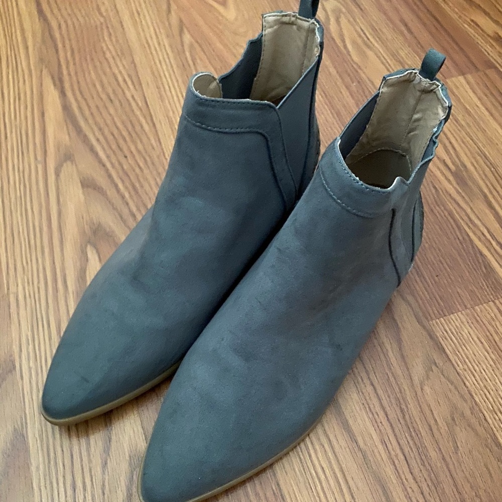 Suede Booties